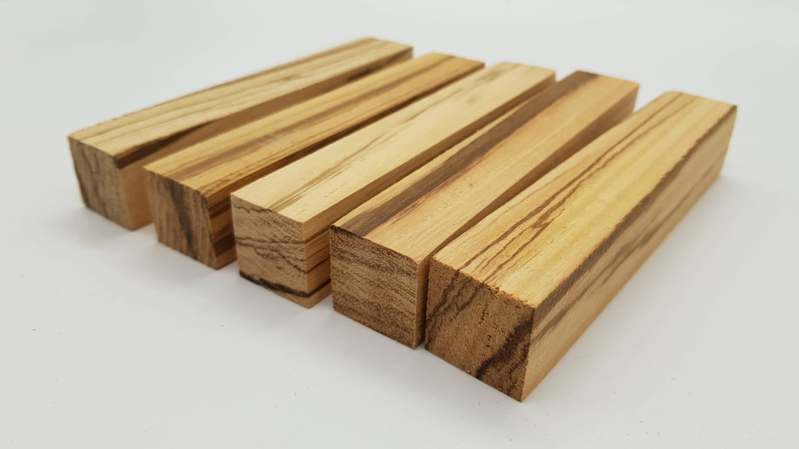 Penblank groß Zebrano 22mm x 22mm x 125mm