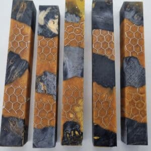 Penblank Hybrid Kastanie Aluwaben schwarz gold 20x20mm x 125mm