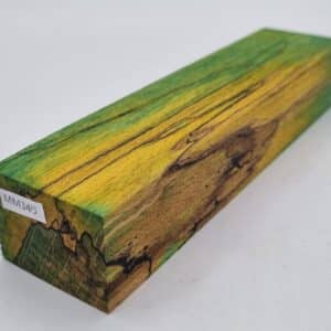 MM340 Buche gestockt grün gelb stabilisiert  41mm x 31mm x 165mm