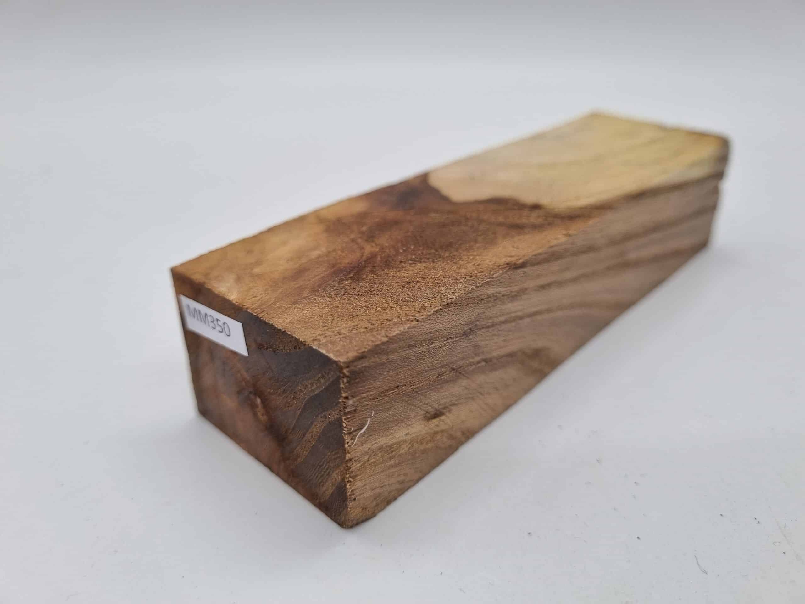 MM350 Griffblock Ulme Rüster stabilisiert 40mm x 29mm x 135mm