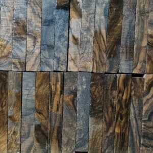 10 Stück Penblank türkische Walnuss 20-22mm x 130mm