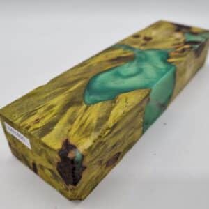 MH400 Kastanie Maserknolle gelb grün 45mm x 30mm x 150mm