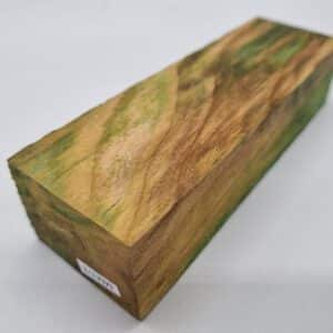 MM378 Kirsche leicht gestockt grün gelb stabilisiert  45mm x 34mm x 145mm