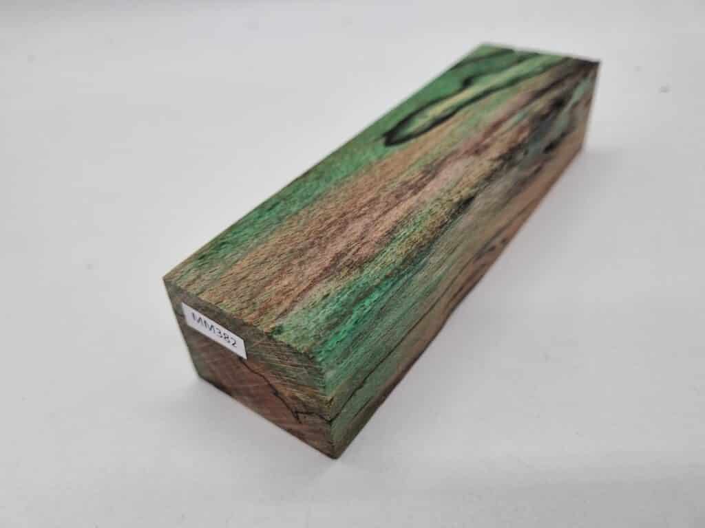 MM382 Buche gestockt rot grün stabilisiert 40mm x 30mm x 135mm