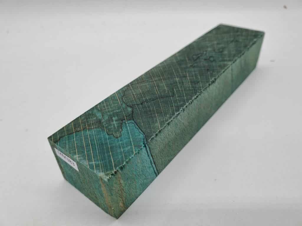 MM383 Buche c-cut gestockt grün stabilisiert 40mm x 33mm x 175mm