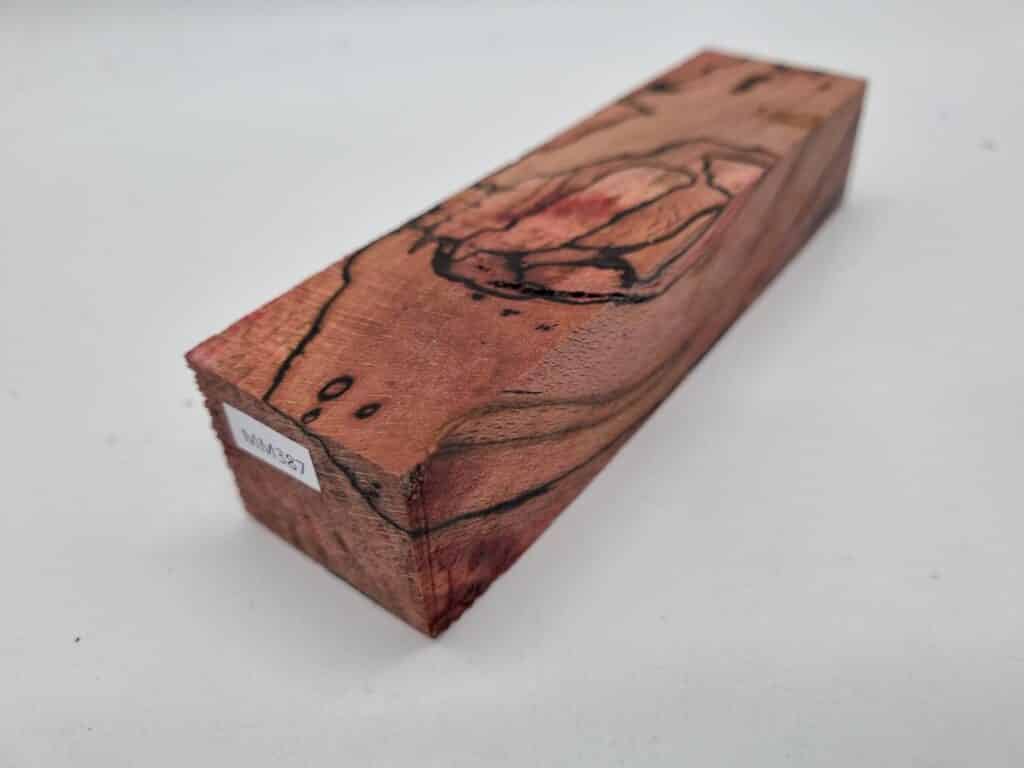 MM387 Buche gestockt rot stabilisiert 39mm x 30mm x 140mm