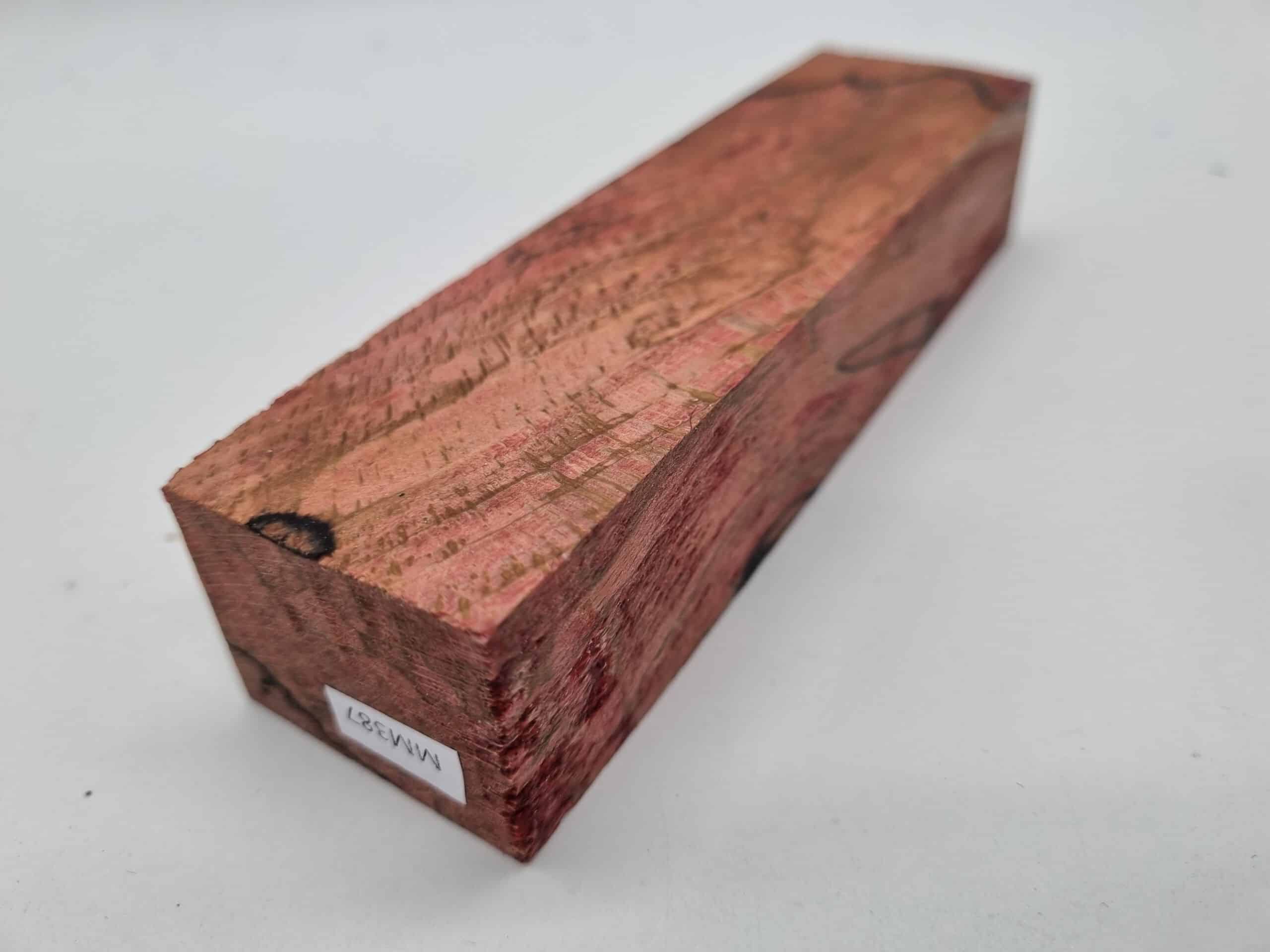 MM387 Buche gestockt rot stabilisiert 39mm x 30mm x 140mm – Bild 2