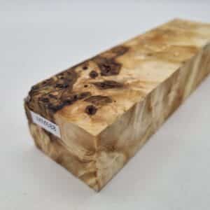MM688 Griffblock Kastanienknolle stabilisiert 43mm x 31mm x 150mm