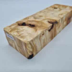 MM690 Griffblock Kastanienknolle stabilisiert 52mm x 32mm x 150mm