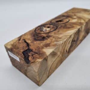 MM692 Griffblock Kastanienknolle stabilisiert 49mm x 30mm x 155mm