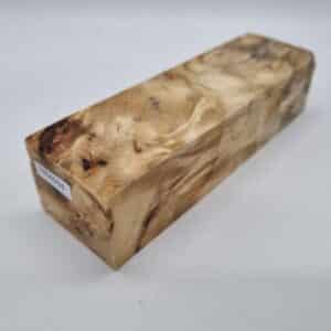 MM694 Griffblock Kastanienknolle stabilisiert 39mm x 30mm x 130mm