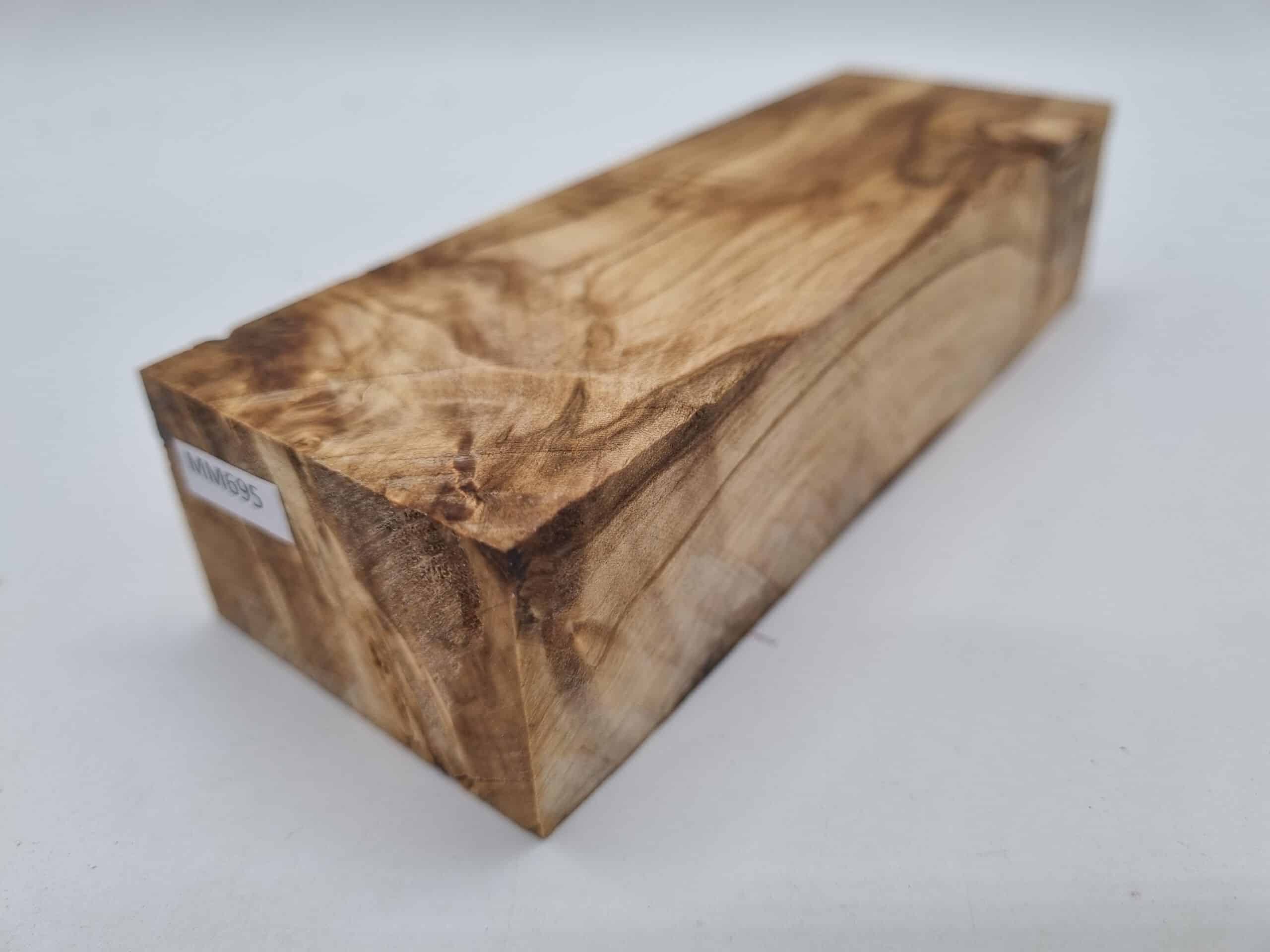 MM695 Griffblock Kastanienknolle stabilisiert 50mm x 32mm x 140mm