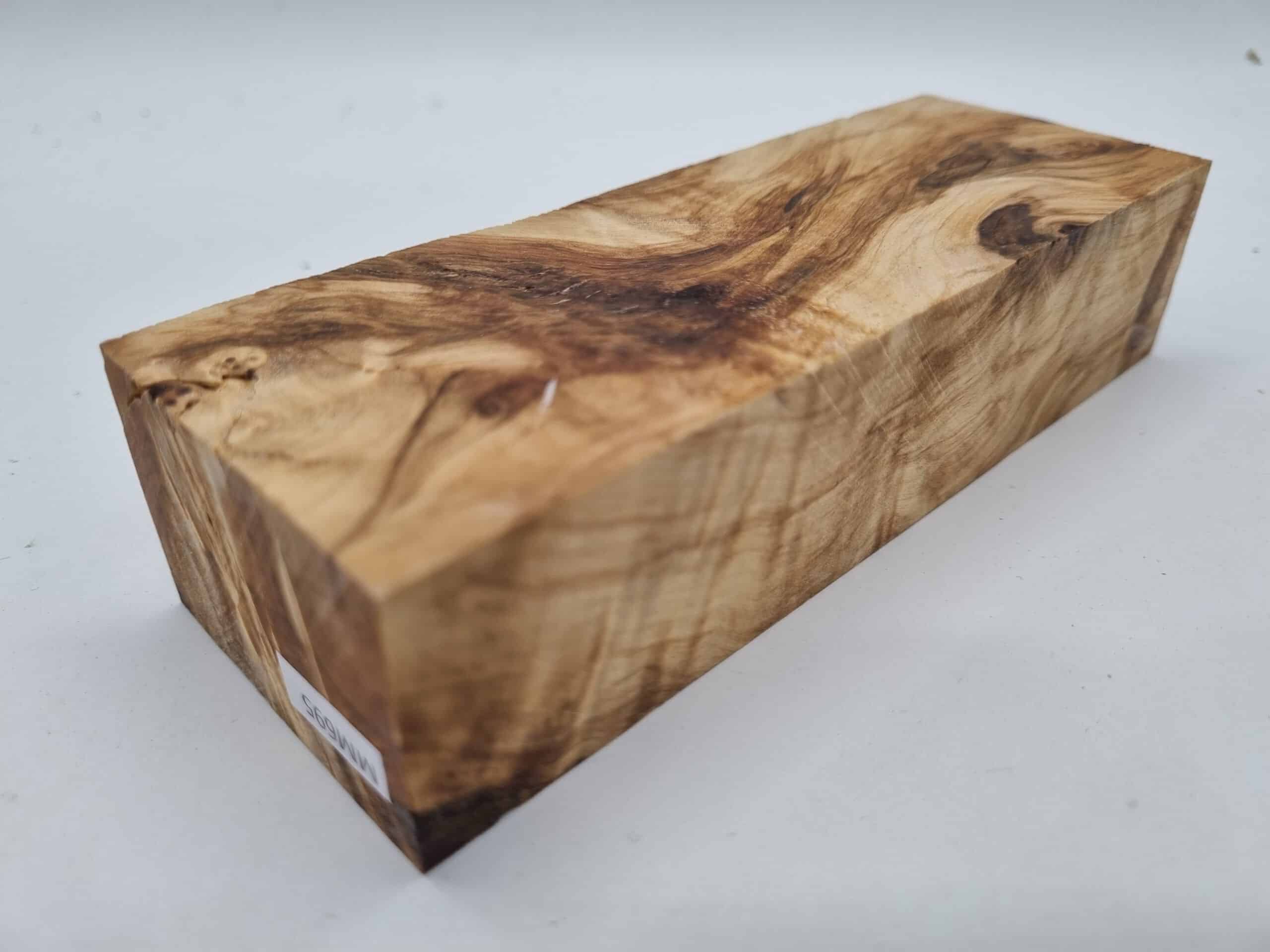 MM695 Griffblock Kastanienknolle stabilisiert 50mm x 32mm x 140mm – Bild 2