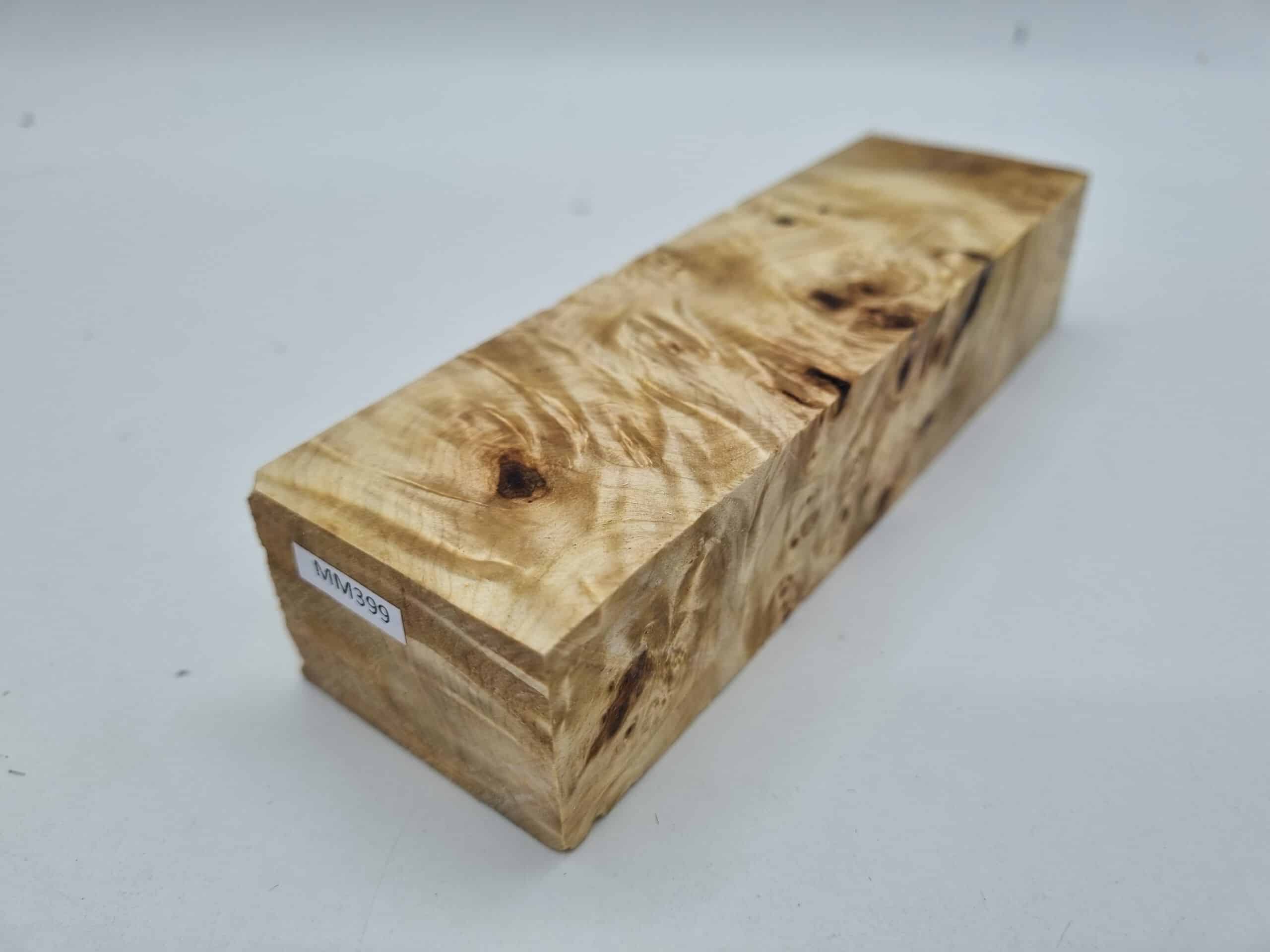 MM399 Griffblock Kastanienknolle stabilisiert 47mm x 32mm x 150mm