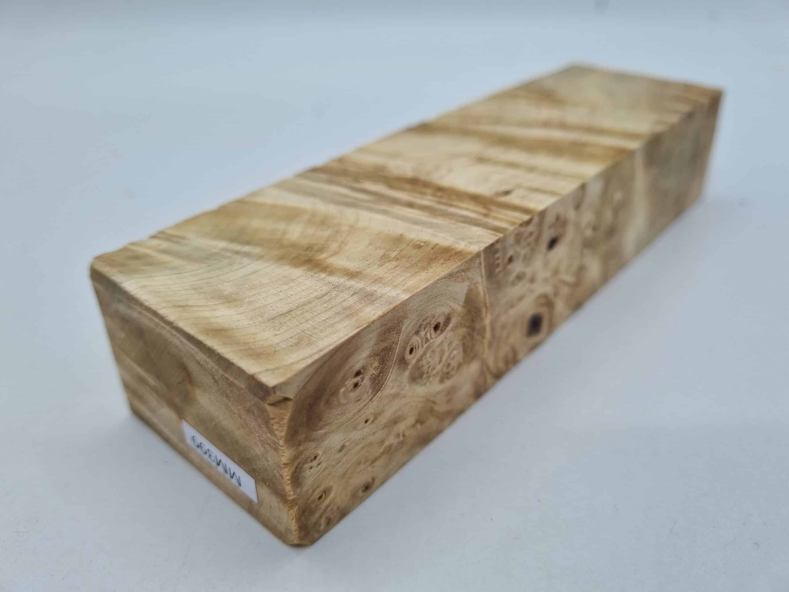 MM399 Griffblock Kastanienknolle stabilisiert 47mm x 32mm x 150mm – Bild 2