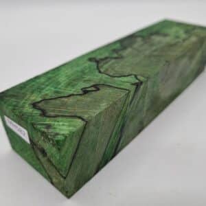 MM582 Buche gestockt c-cut grün stabilisiert 42mm x 31mm x 140mm