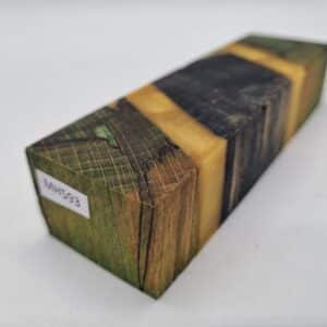MH593 Buche gestockt grün gelb gold 40mm x 28mm x 130mm