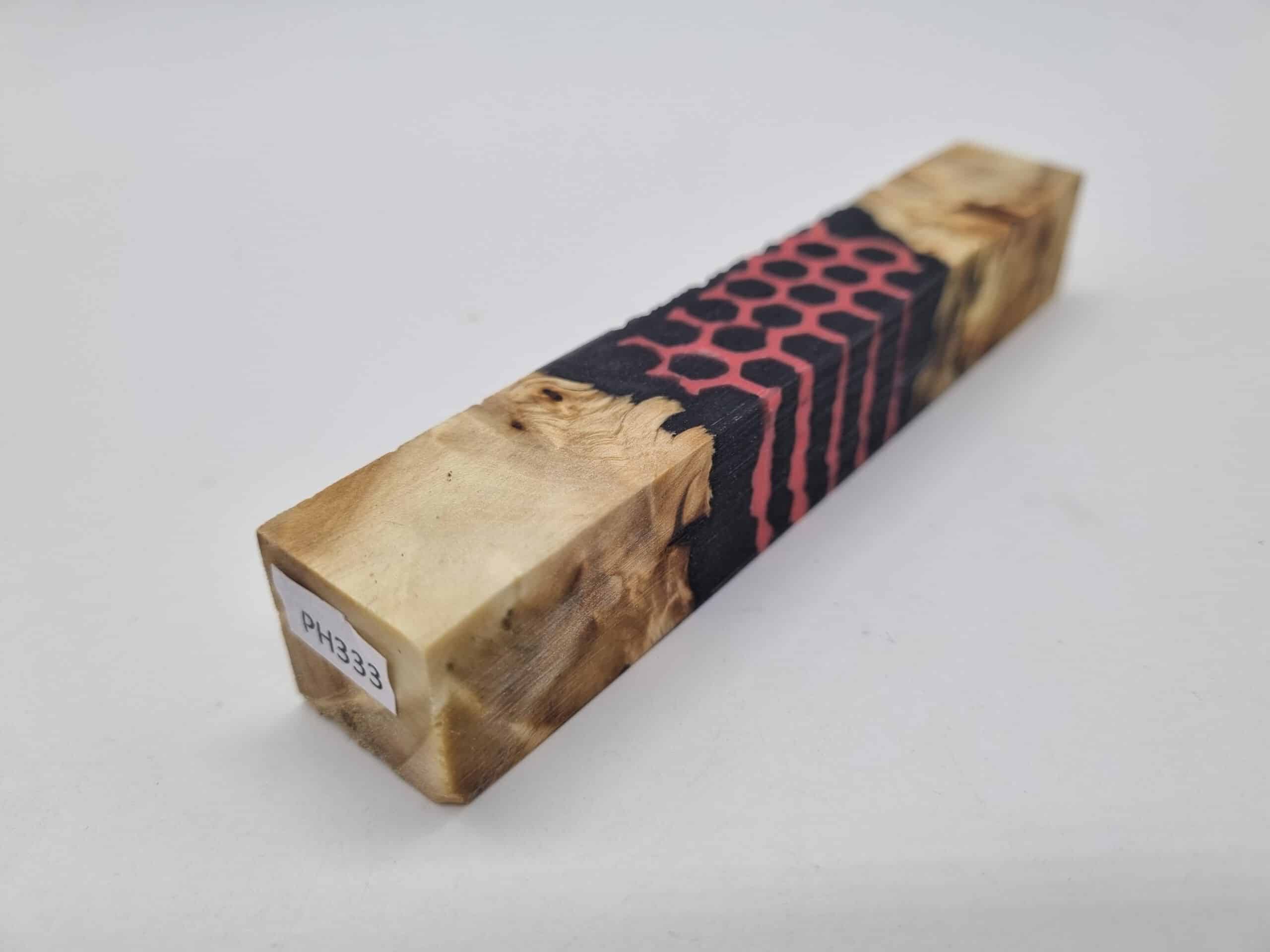 Penblank PH333 Kastanie nachtleuchtende Waben schwarz 20mm x 20mm x 125mm