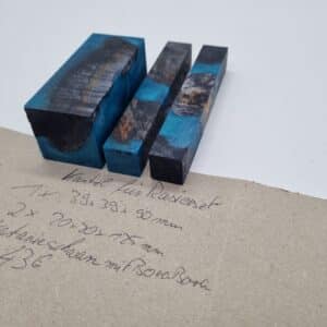 Rasierset 3tlg.  Kastanie Hybrid schwarz/ bora bora