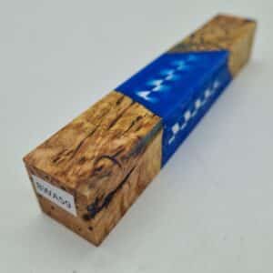 BWA59 Kastanie Maserknolle Bayernwappen 20mm x 20mm x 125mm