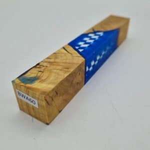 BWA60 Kastanie Maserknolle Bayernwappen 20mm x 20mm x 125mm