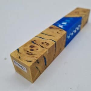 BWA62 Kastanie Maserknolle Bayernwappen 20mm x 20mm x 125mm