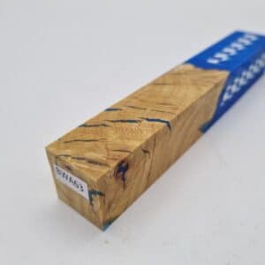 BWA63 Kastanie Maserknolle Bayernwappen 20mm x 20mm x 130mm