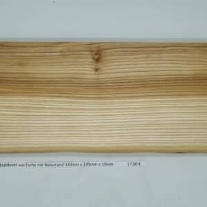 Brotzeitbrett aus Esche mit Naturrand 330mm x 145mm x 19mm