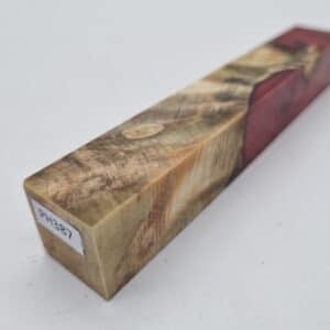 PH387 Penblank Hybrid Kastanienknolle natur rot 20mm x 20mm x 130mm