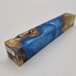PH389 Penblank Hybrid Kastanienknolle natur blau 20mm x 20mm x 130mm