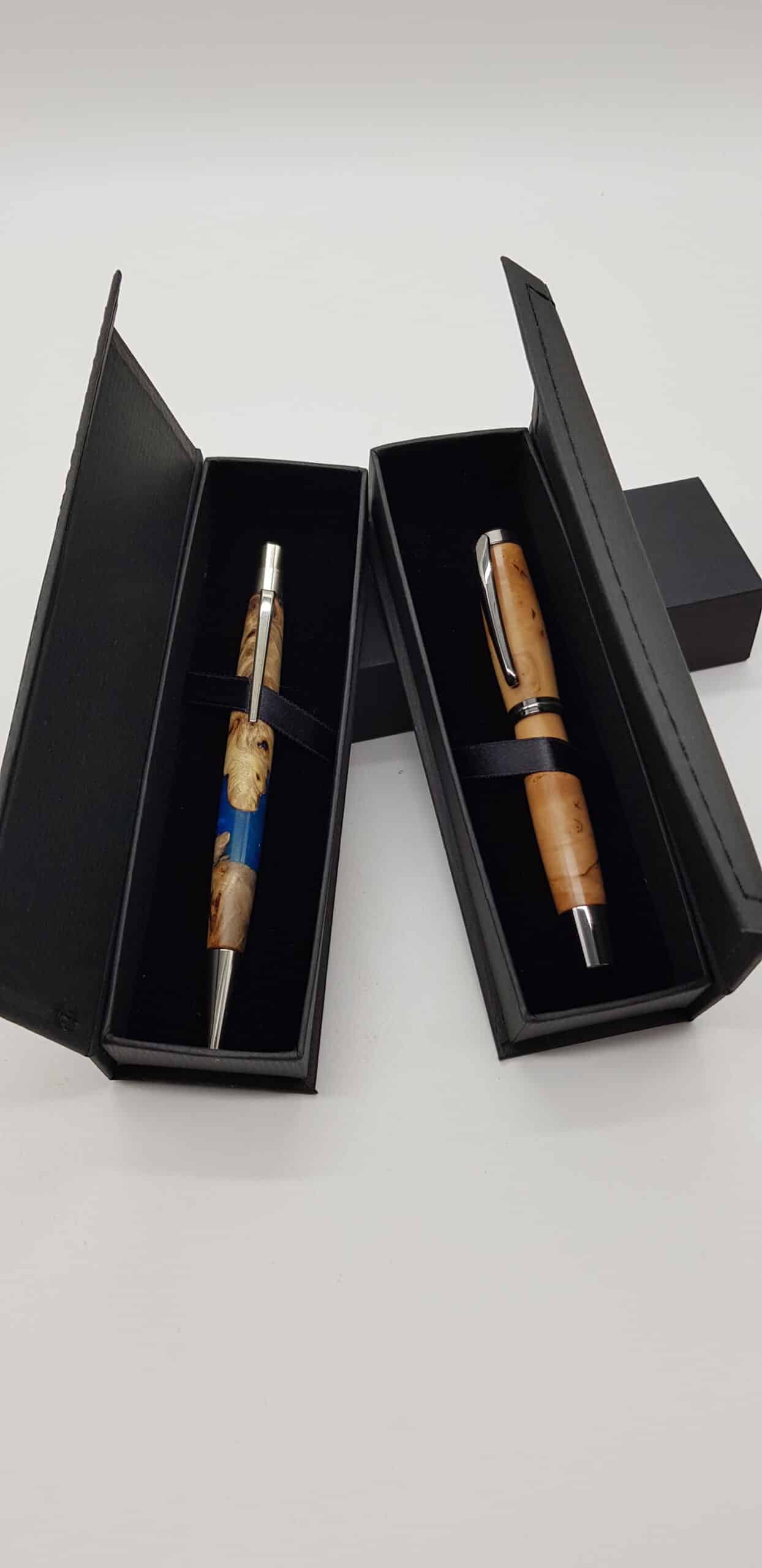 Stiftebox schwarz klappbaren Deckel – Bild 4