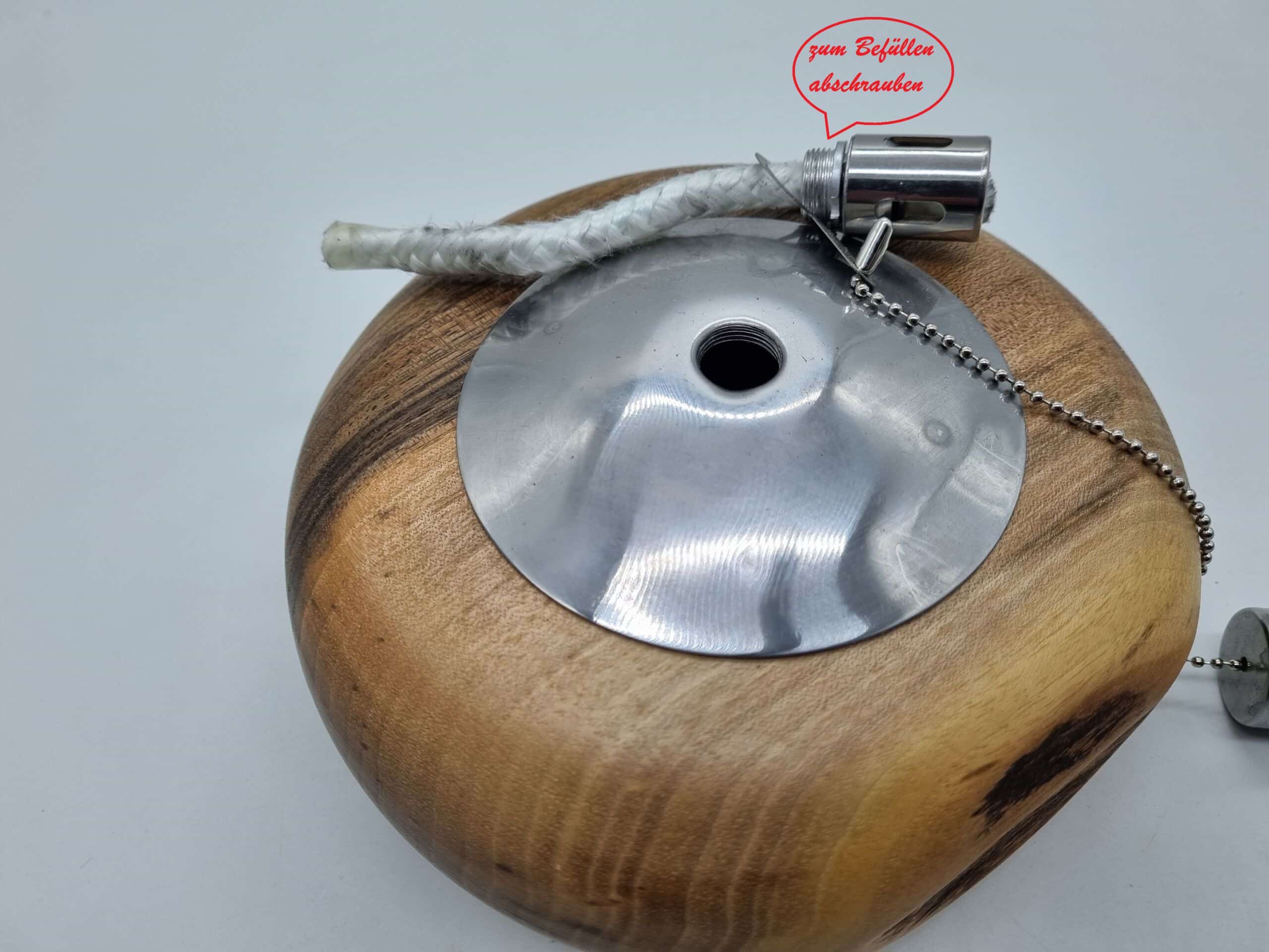Öllampen Einsatz Ölbehälter aus Edelstahl 60ccm – Bild 6
