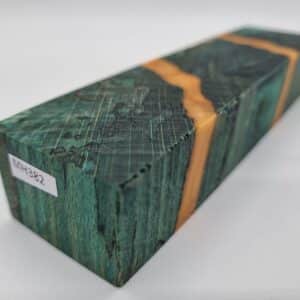 MH382 Buche gestockt c-cut grün gold orange 39mm x 28mm x 150mm