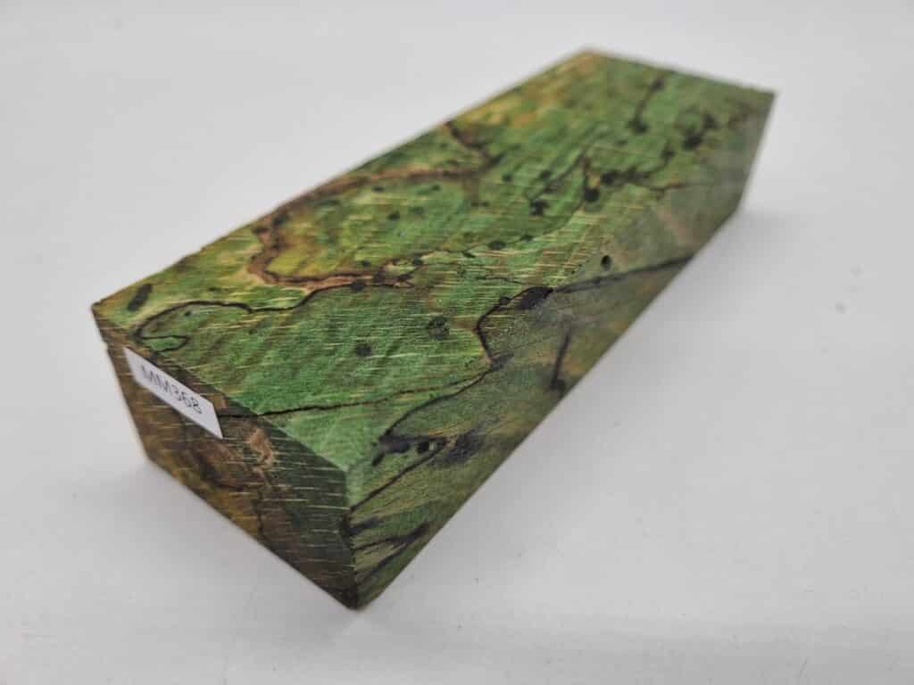 MM368 Buche C-Cut gestockt grün gelb stabilisiert  45mm x 28mm x 130mm