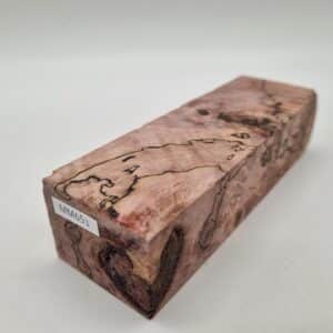 MM651 Griffblock Kastanienknolle rot stabilisiert 41mm x 30mm x 120mm