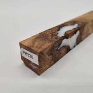 PH326 Penblank Hybrid Walnuss weiß 19mm x 19mm x 130mm