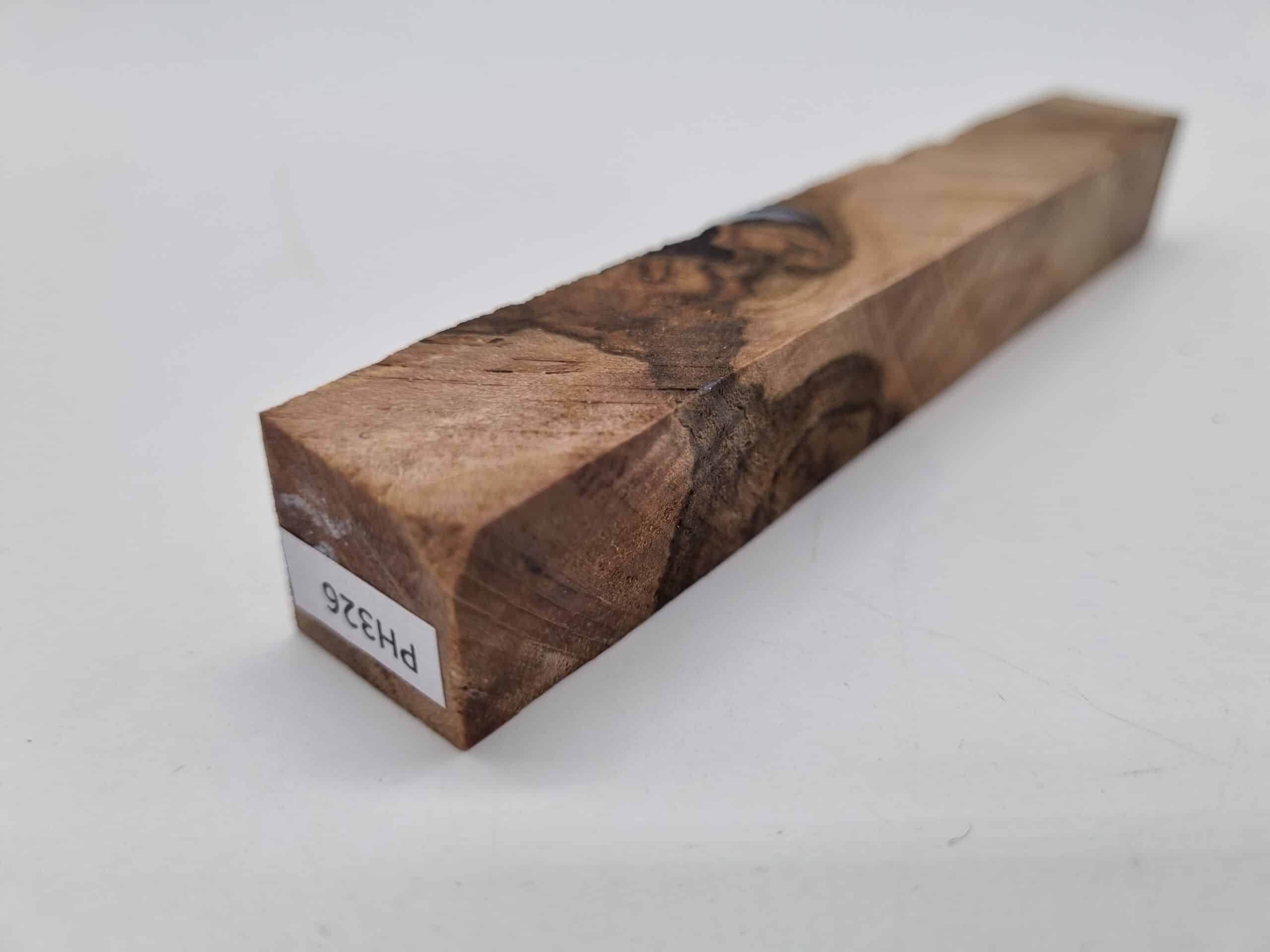 PH326 Penblank Hybrid Walnuss weiß 19mm x 19mm x 130mm – Bild 2