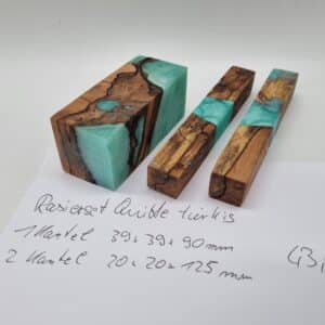 Rasierset 3tlg.  Quitte Hybrid türkis