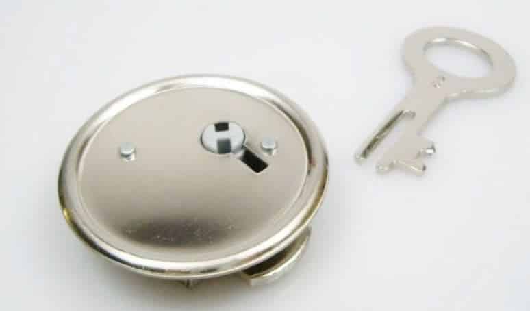 Spardosenschloss Metall Ø 39mm